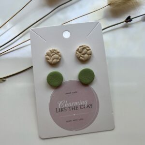 Studs Beige/groen