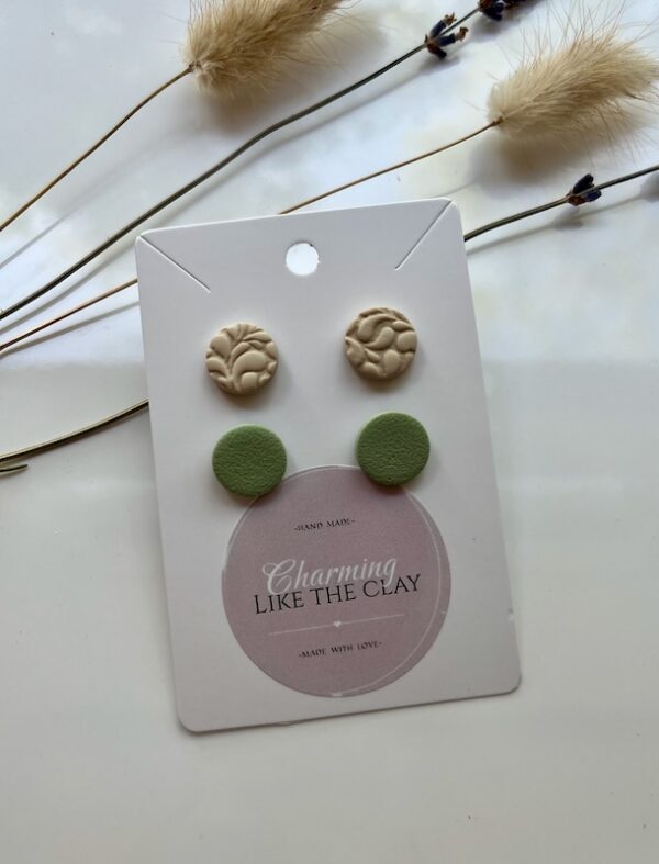 Studs Beige/groen