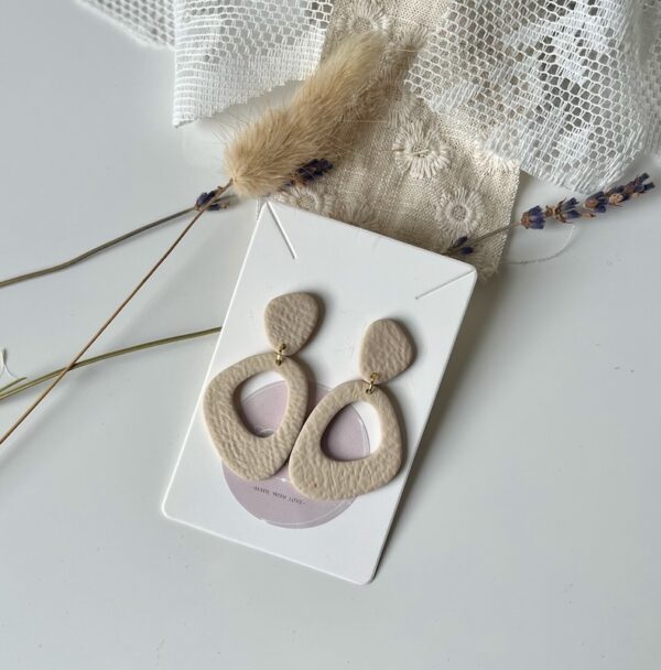 Fenna - Beige leather look