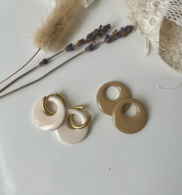 Zara - Wit/taupe (combideal)