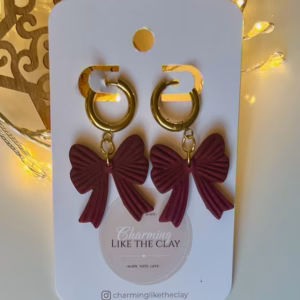 Strikje - Bordeauxrood