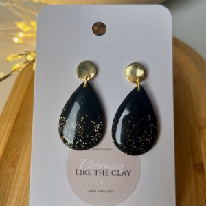 Iris - Zwart glitter