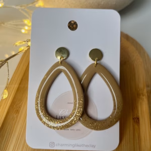 Norah - Taupe glitter