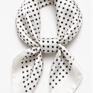 Sjaaltje - wit polkadots